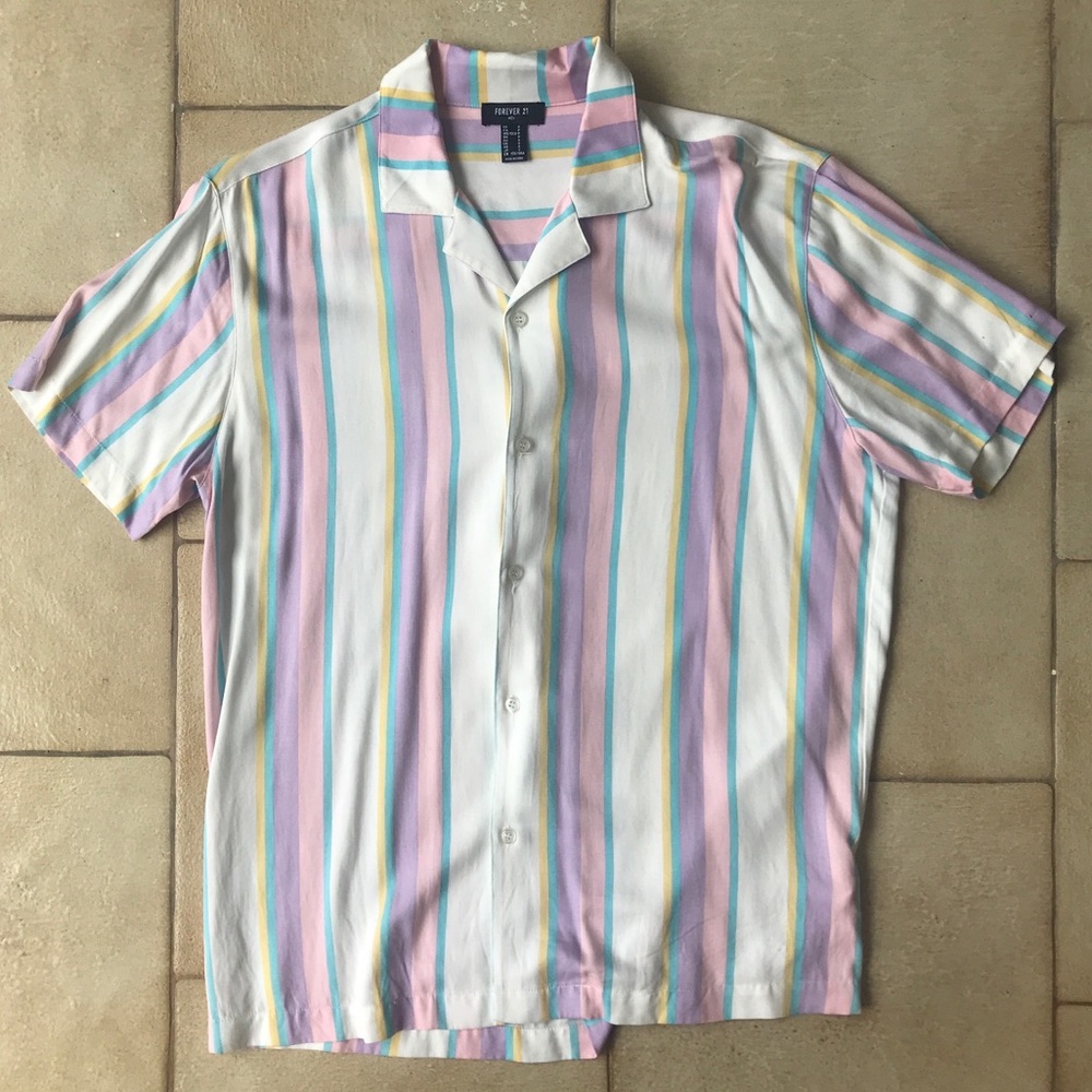 Forever 21 Men Button Up Shirt
